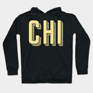 Yellow Chi Sunshine Letter Hoodie